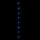 Girlianda su 400 mėlynų LED lempučių, 40m, 8 švietimo režimai