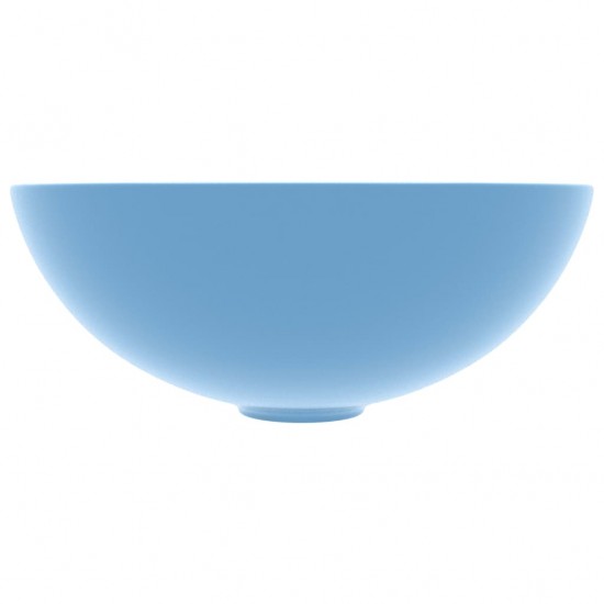 Vonios kambario praustuvas, šviesiai mėlynas, keramika