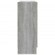 Vitrininė spintelė, pilka ąžuolo, 82,5x30,5x80cm, mediena