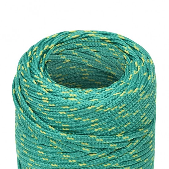 Valties virvė, žalios spalvos, 2mm, 25m, polipropilenas
