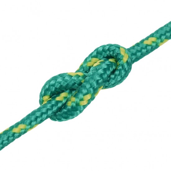 Valties virvė, žalios spalvos, 4mm, 100m, polipropilenas