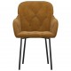 Valgomojo kėdės, 2vnt., rudos spalvos, aksomas