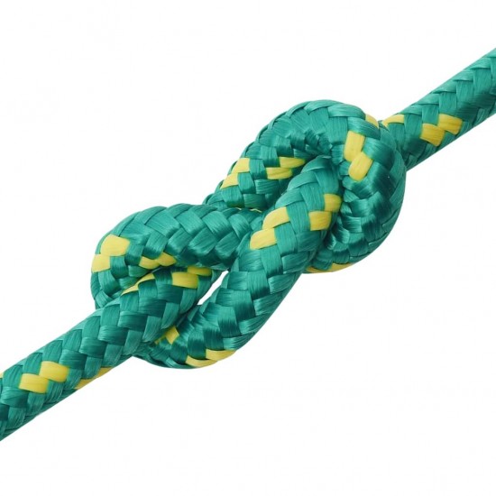 Valties virvė, žalios spalvos, 12mm, 250m, polipropilenas