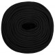 Darbo virvė, juodos spalvos, 8mm, 25m, poliesteris