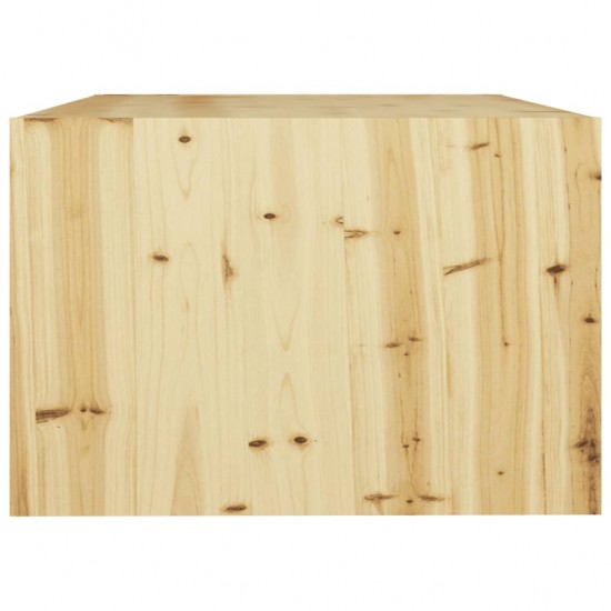 Kavos staliukas, 75x50x33,5cm, eglės medienos masyvas