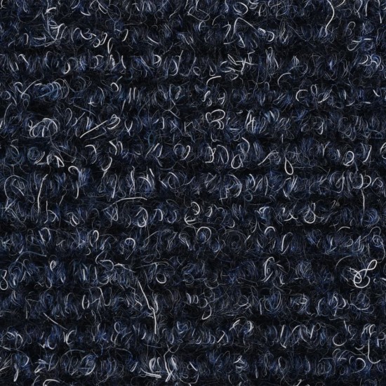 Lipnūs laiptų kilimėliai, 15 vnt., 56x17x3 cm, mėlyni