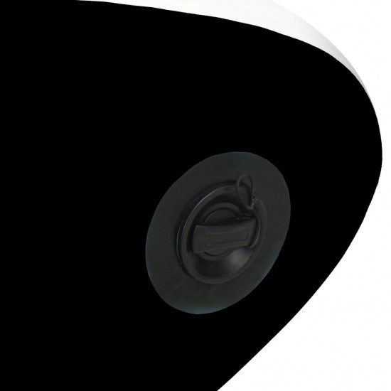 Pripučiamos irklentės rinkinys, juodos spalvos, 305x76x15cm