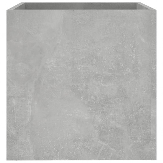 Lovelis, betono pilkos spalvos, 40x40x40cm, apdirbta mediena