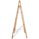 Dvigubos kopėčios rankš. su 5 laipteliais, bambukas, 50x160 cm