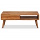 Kavos staliukas, mediena, su išdrožinėtu stalč., 100x50x40 cm
