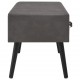 Kavos staliukas, pilkos spalvos, 80x40x46 cm, dirbtinė oda
