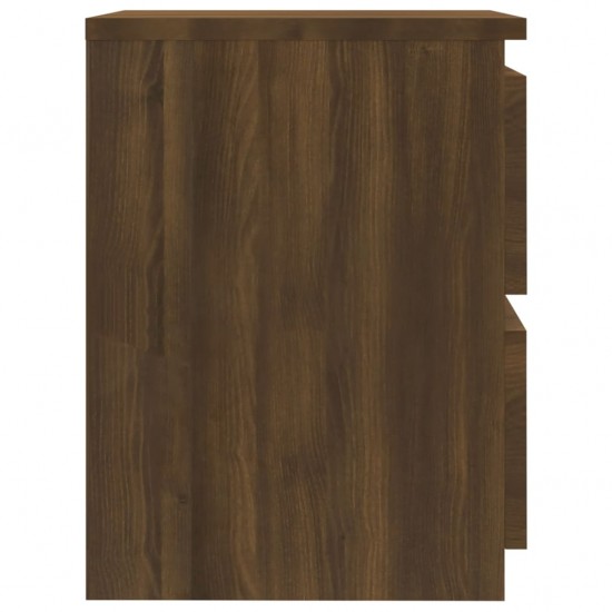 Naktinė spintelė, ruda ąžuolo, 30x30x40cm, apdirbta mediena