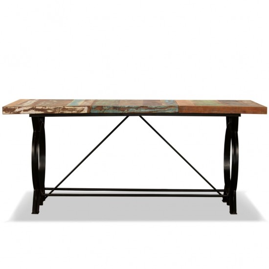 Valgomojo stalas, perdirbta mediena, 180cm