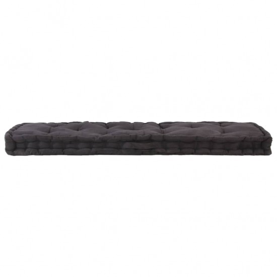 Paletės/grindų pagalvėlė, juodos spalvos, 120x40x7cm, medvilnė