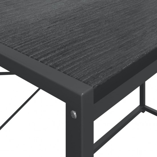 Kompiuterio stalas, juodos spalvos, 110x60x138cm, MDP