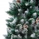 Dirbtinė Kalėdų eglutė su LED/žaisliukais/kankorėžiais, 150cm