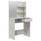 Kosmetinio staliuko komplektas, betono pilkas, 74,5x40x141cm