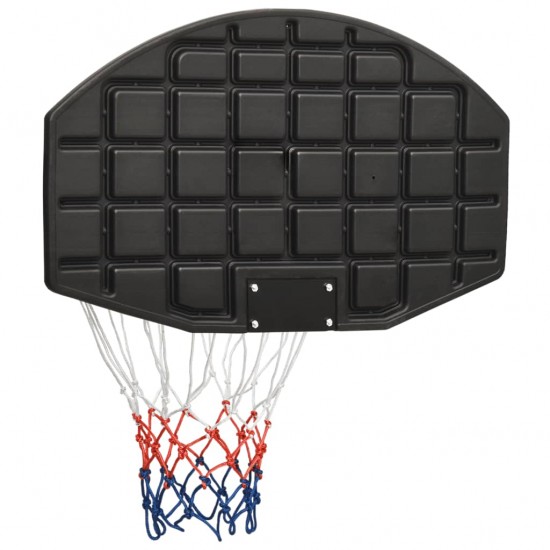 Krepšinio lenta, juodos spalvos, 71x45x2cm, polietilenas