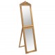 Laisvai pastatomas veidrodis, auksinės spalvos, 40x180cm