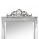 Laisvai pastatomas veidrodis, sidabrinės spalvos, 40x180cm