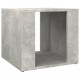 Naktinis staliukas, betono pilkas, 41x40x36cm, apdirbta mediena