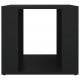 Naktinis staliukas, juodas, 41x40x36cm, apdirbta mediena