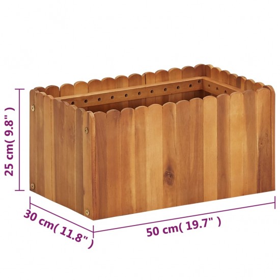 Sodo lovelis, 50x30x25 cm, akacijos masyvas, aukštas