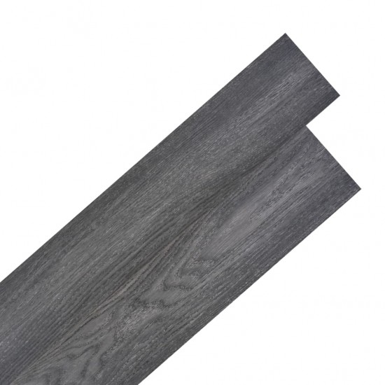Grindų plokštės, juodos ir baltos spalvos, PVC, 5,21m², 2mm
