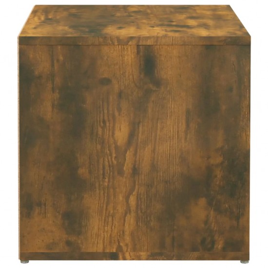 Dėžė-stalčius, dūminio ąžuolo, 40,5x40x40cm, apdirbta mediena