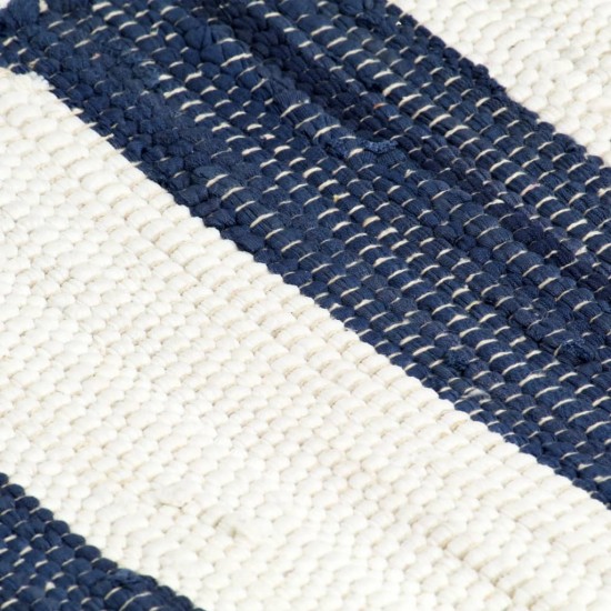 Stalo kilimėliai, 6vnt., mėlynų + baltų dryžių, 30x45cm, chindi