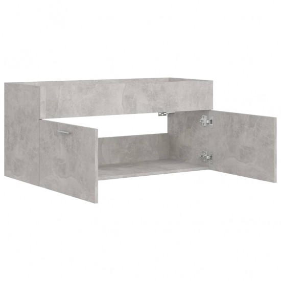 Spintelė praustuvui, betono pilkos spalvos, 100x38,5x46cm, MDP