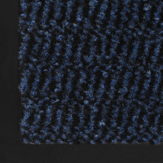 Durų kilimėlis, kvadratinis, dygsniuotas, 40x60cm, mėlynas