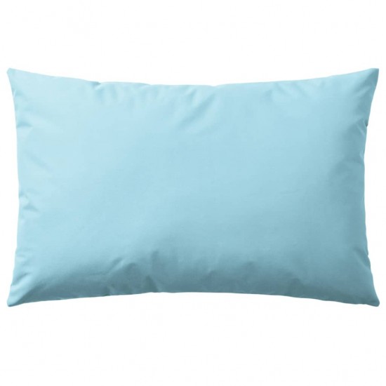 Lauko pagalvės, 2 vnt., šviesiai mėlynos sp., 60x40cm