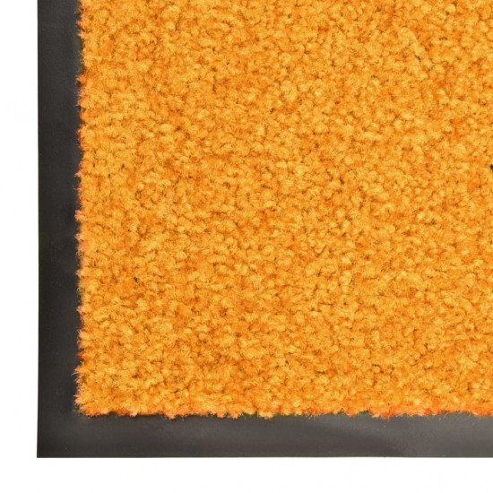 Durų kilimėlis, oranžinės spalvos, 120x180cm, plaunamas