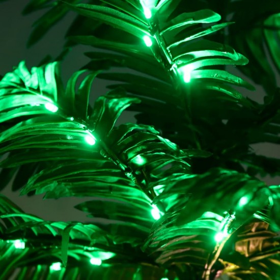Palmė su 192 šiltomis baltomis LED lemputėmis, 300cm