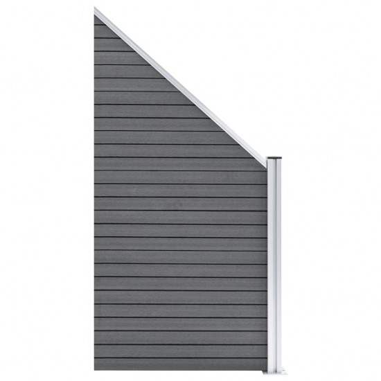 Tvoros rinkinys, pilkos spalvos, 792x186cm, WPC