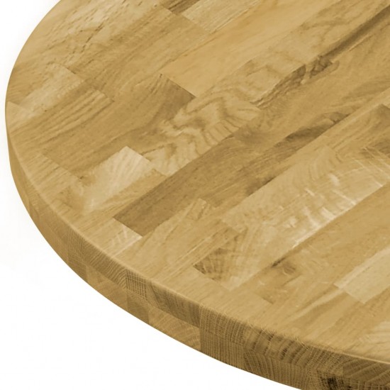 Stalviršis, masyvi ąžuolo mediena, apvalus, 44mm, 700mm