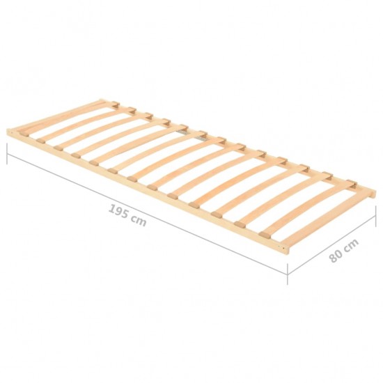 Grotelės lovai su 13 lentjuosčių, 80x200cm