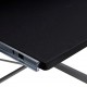 Kampinis kompiuterio stalas, juodas, 132x112x99cm, mediena