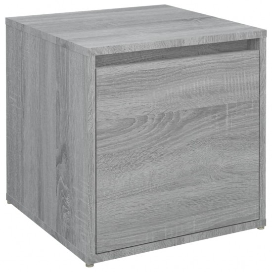 Dėžė-stalčius, pilka ąžuolo, 40,5x40x40cm, apdirbta mediena