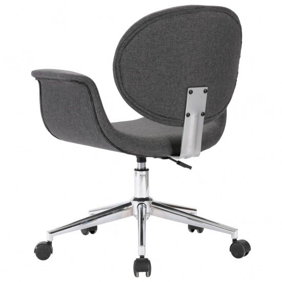 Pasukama biuro kėdė, pilkos spalvos, audinys (287394)