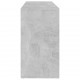 Batų suoliukas, betono pilkos spalvos, 103x30x54,5cm, MDP