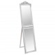 Laisvai pastatomas veidrodis, sidabrinės spalvos, 50x200cm