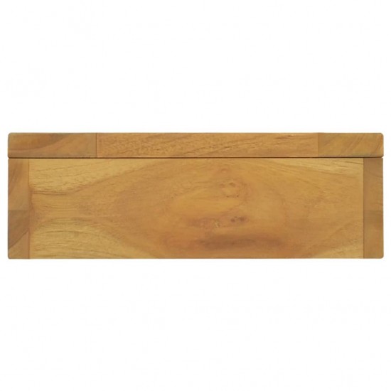 Veidrodinė spintelė, 30x10x40cm, tikmedžio medienos masyvas