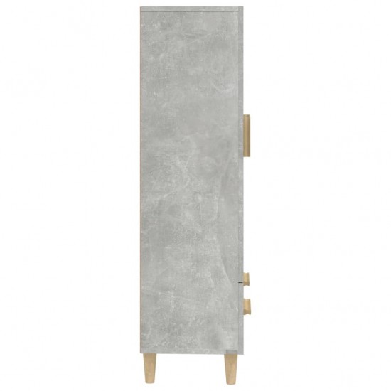Komoda, betono pilkos spalvos, 70x31x115cm, apdirbta mediena
