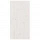 Sieninė spintelė, balta, 30x30x60cm, pušies medienos masyvas