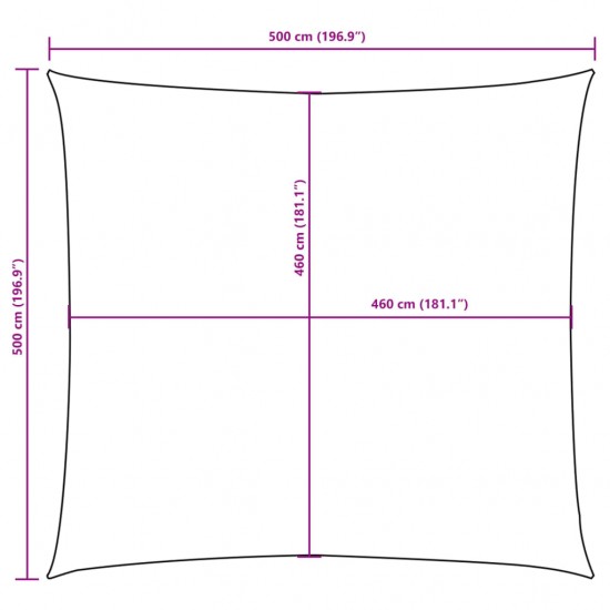 Uždanga nuo saulės, terakota, 5x5m, oksfordo audinys