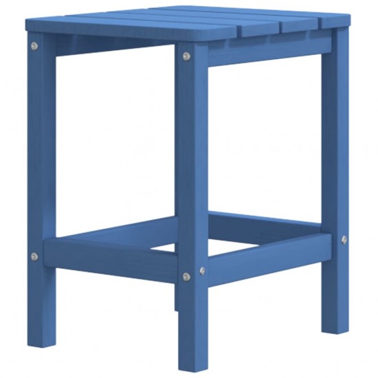 Sodo Adirondack staliukas, mėlynos spalvos, 38x38x46cm, HDPE