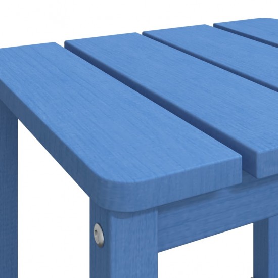 Sodo Adirondack staliukas, mėlynos spalvos, 38x38x46cm, HDPE
