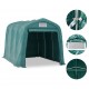 Garažas-palapinė, žalios spalvos, 2,4x3,6m, PVC (310026+310027)